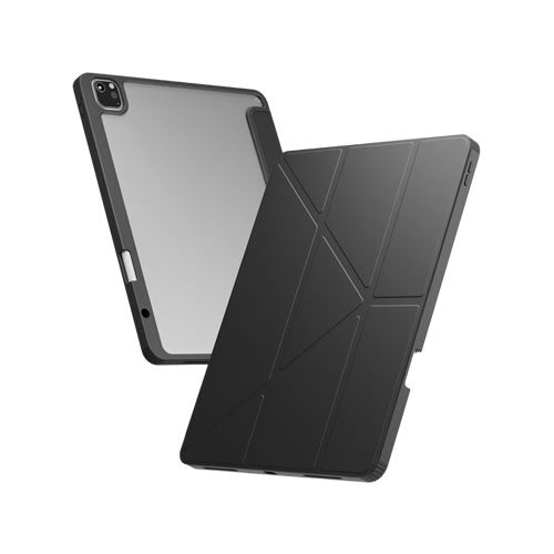 Levelo Conver Clear Back Hybrid Case for iPAD Pro 11 - Black