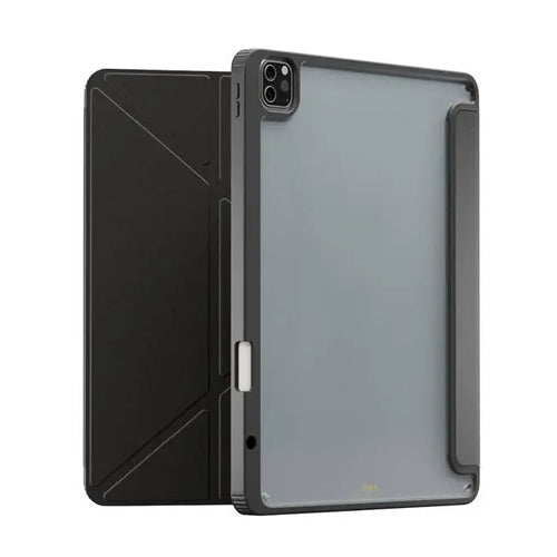 Levelo Conver Hybrid Leather Magnetic Case for iPad Pro 12.9" - Black