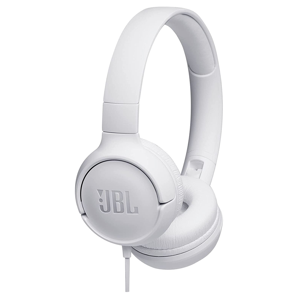 JBL TUNE 500 - Wired On-Ear Headphones - White