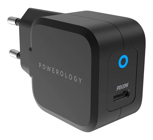 POWEROLOGY ULTRA COMPACT 20W PD GAN CHARGER EU