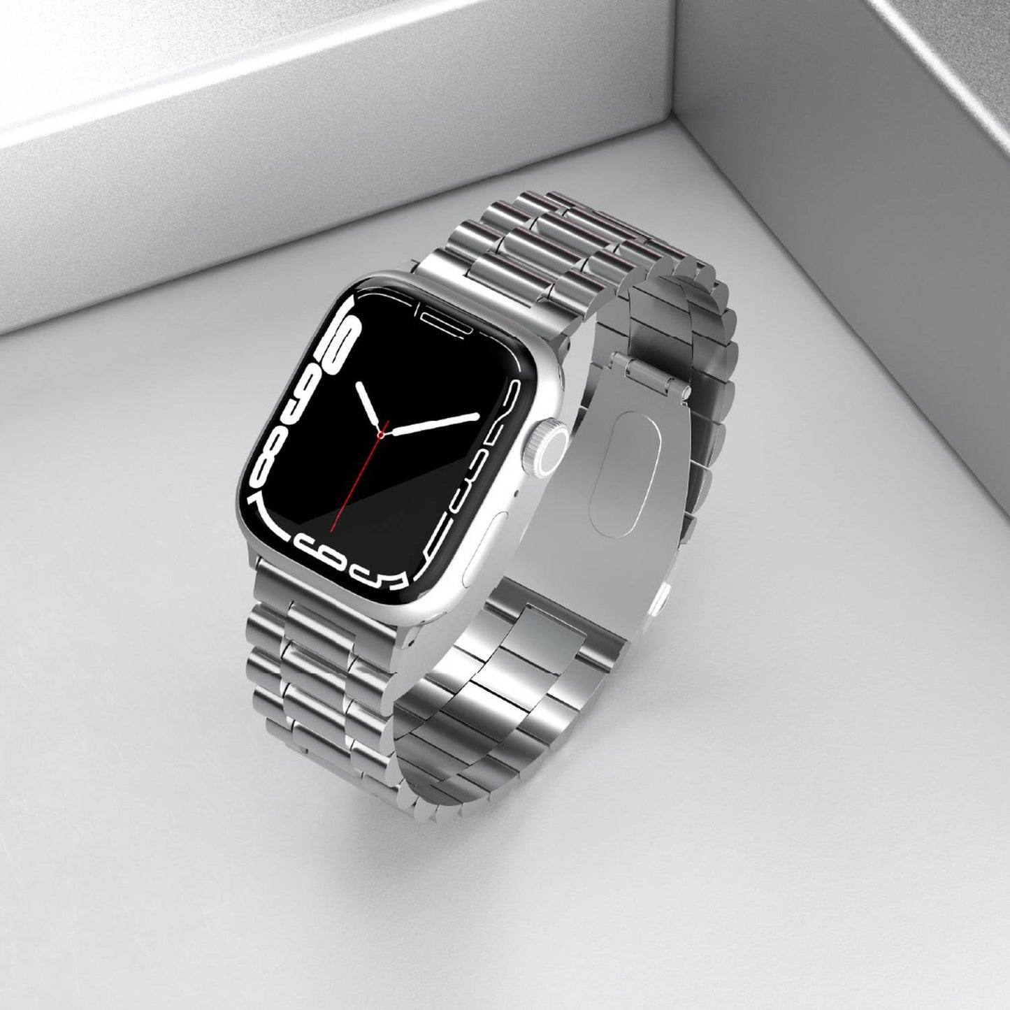 Levelo Daytona Steel Watch Band for Apple Watch 45/44/42mm