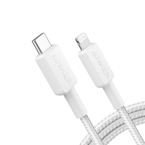 Anker 322 USB-C to Lightning Cable – White