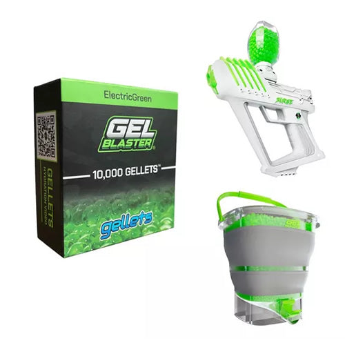 Gel Blaster Gun + Gellet Pack + Depot