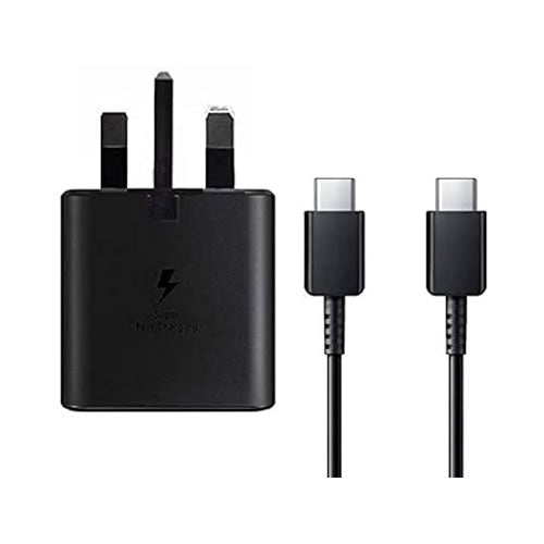 Samsung 15W Travel Adapter with USB-C to USB- C Cable - Black