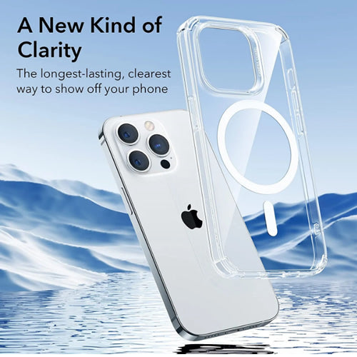 Apple Clear Case with MagSafe for iPhone 14 Pro, Clear